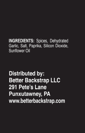OG Better Backstrap